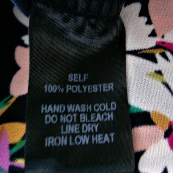 Like New Lulus Herbaceous Babe Navy Floral Print Shift Dress XS / S Above Knee - Picture 12 of 12